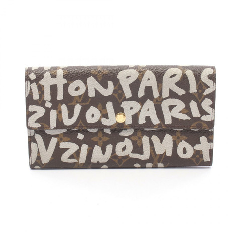 路易威登 Pochette Porte-monnaie Credit 雙折錢包 M92189 帆布 銀色