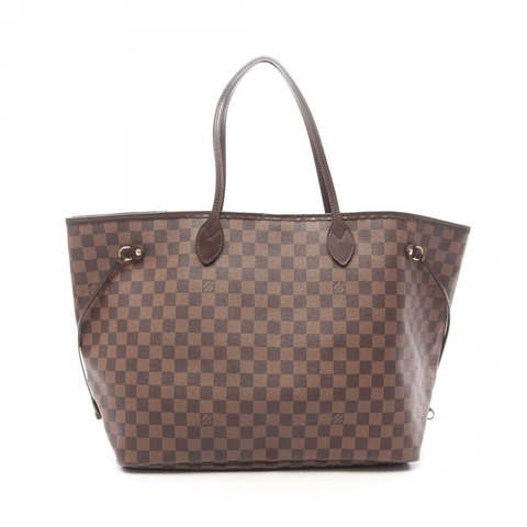 路易威登 Neverfull GM 手提單肩包 N51106 Damier 皮革 Ebene 二手 LV