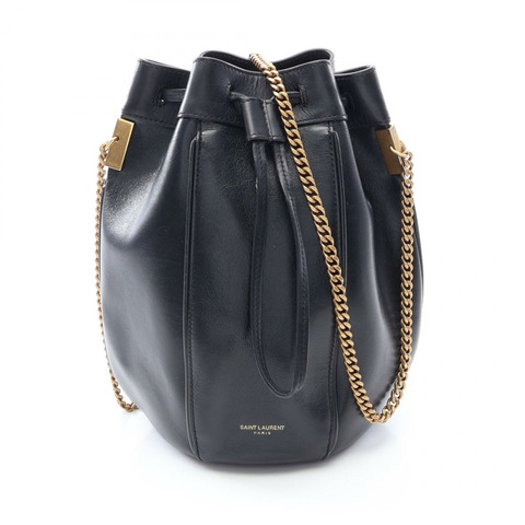 SAINT LAURENT PARIS THALITHA 單肩包 554242 黑色皮革 二手 女士