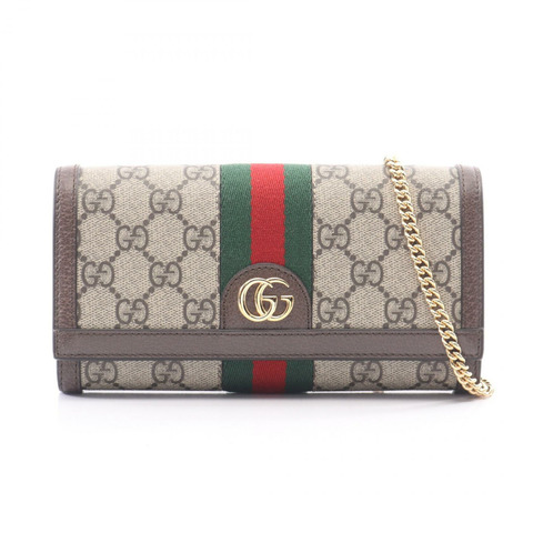 GUCCI Ophidia GG Supreme 單肩包 77230996IWG8745 PVC塗層帆布皮革 米棕色 全新 女士