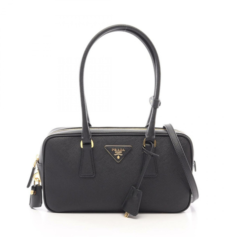 PRADA SAFFIANO LUX 2WAY 手提包 1BB130NZVF0002 Saffiano 皮革 黑色 全新 女士