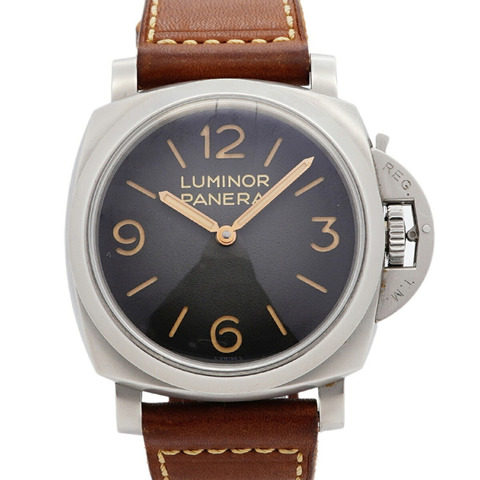 Officine 沛納海 Luminor Tre Giorni PAM01628 灰色錶盤男士手錶