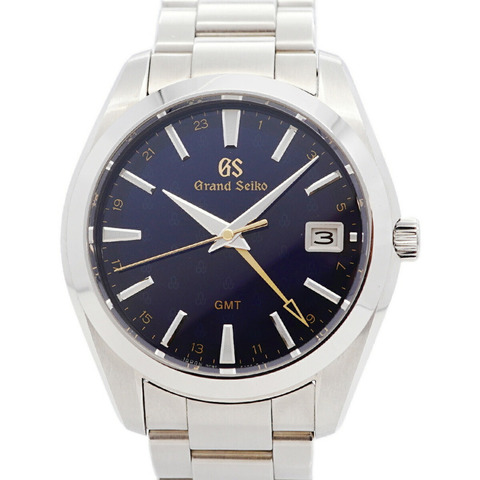 精工 Grand GMT 50週年紀念版 SBGN009 9F86-0AD0 海軍藍錶盤男士腕錶