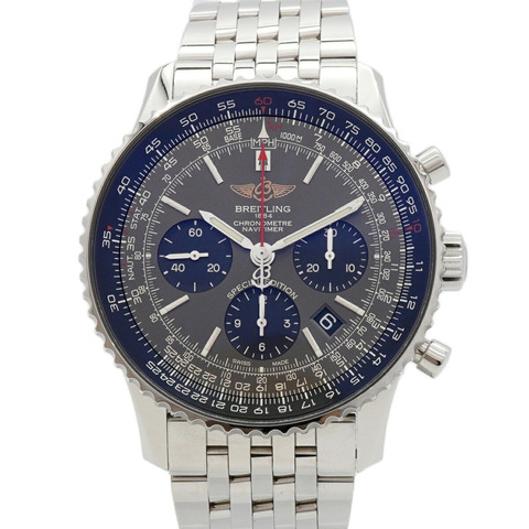 百年靈 Navitimer 1 B01 AB0121 灰色錶盤男士腕錶