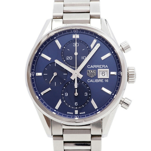 TAG Heuer 豪雅卡萊拉 Calibre 16 CBK2112 藍色錶盤男士腕錶