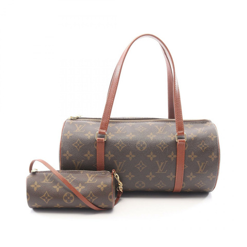 路易威登 Papillon 30 舊式單肩背包 M51365 Monogram 棕色皮革