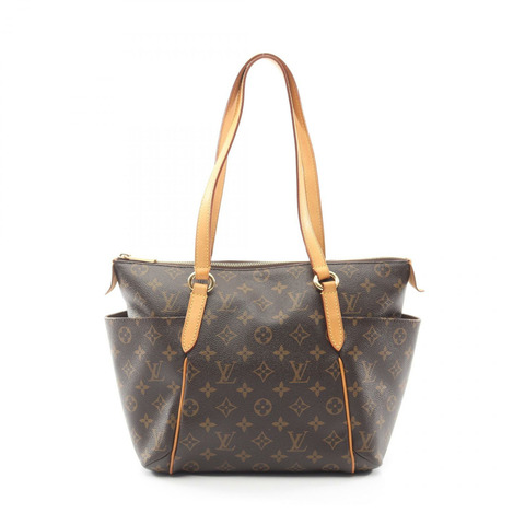 路易威登 Totally PM 手提單肩包 M56688 Monogram 皮革 棕色 二手