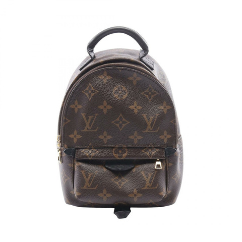 路易威登 Palm Springs 迷你雙肩包 M44873 Monogram 棕色皮革