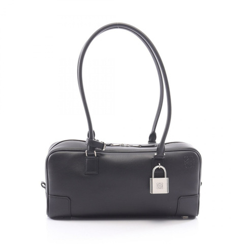 LOEWE Amazona 31 短版單肩包 A039N31X011100 黑色皮革 新款 女士