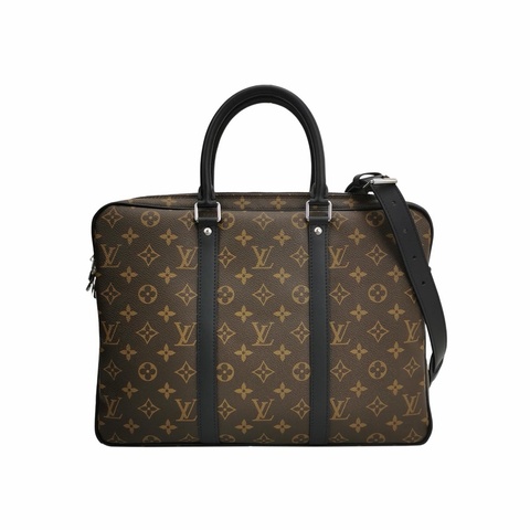 Louis Vuitton 路易威登棕色牛皮老花矩形斜挎包单肩包