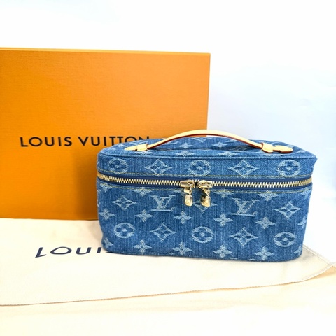 Louis Vuitton LV Vanity Nice Mini Denim 牛仔布