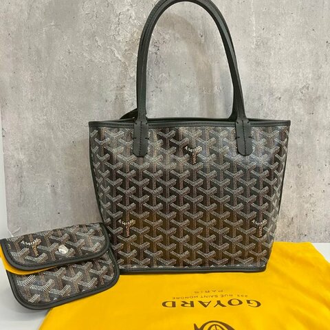Goyard mini tote 黑色 閒置全新