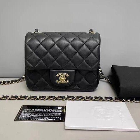 Chanel 香奈兒 CF方胖子 黑金 保卡款！