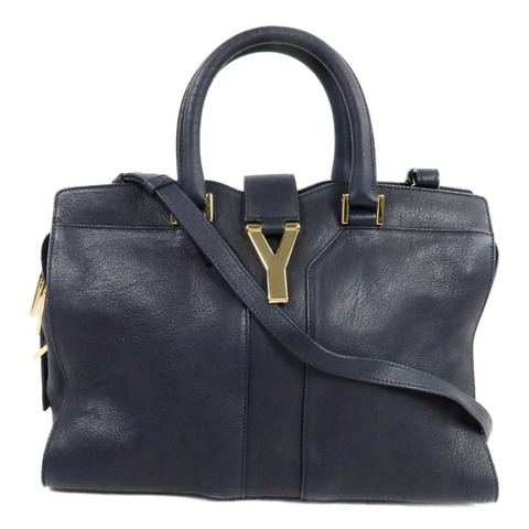 YVES SAINT LAURENT 牛皮皮革Cabas Chyc手挽肩背兩用袋