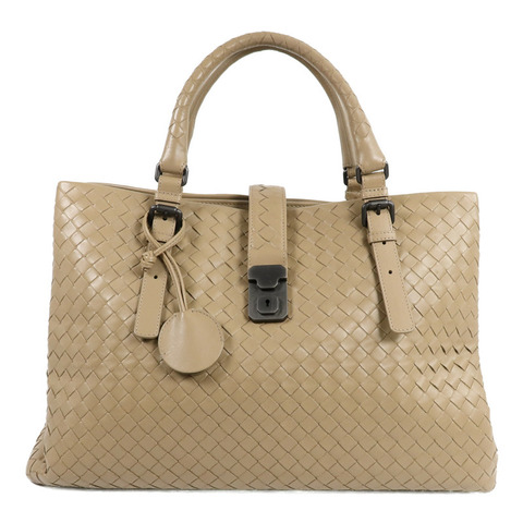 BOTTEGA VENETA 羊皮皮革Roma Medium手挽袋