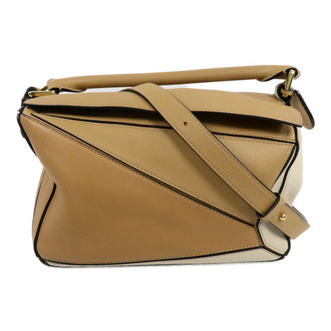 LOEWE 牛皮皮革Puzzle Small手挽肩背兩用袋