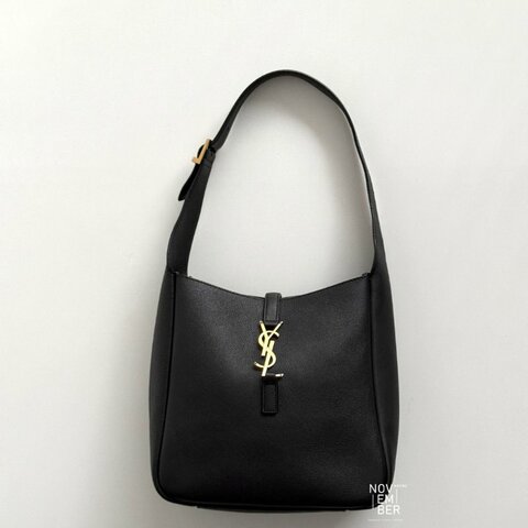 99新🆕 Saint Laurent 聖羅蘭 Hobo 小號 黑金