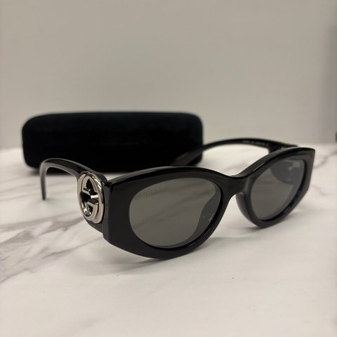 GUCCI 貓眼太陽眼鏡 墨鏡 GG1691S- 001