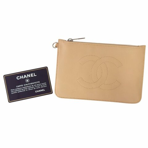 CHANEL 中古 CC 拉鏈小包