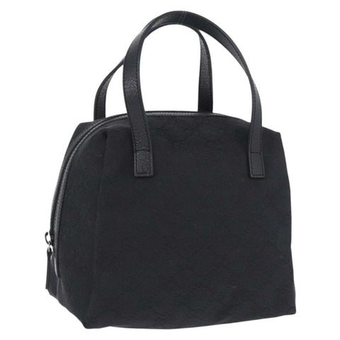 GUCCI GG帆布手提包 黑色 124542 正品 am12422V