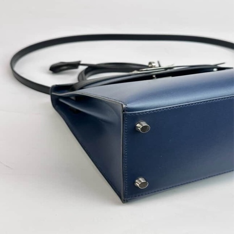 HERMÈS 愛馬仕 Kelly 28 Sellier 拼色銀扣｜2001 Vintage
