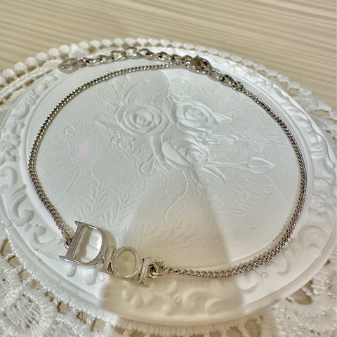 Christian Dior 經典銀手鍊✨
