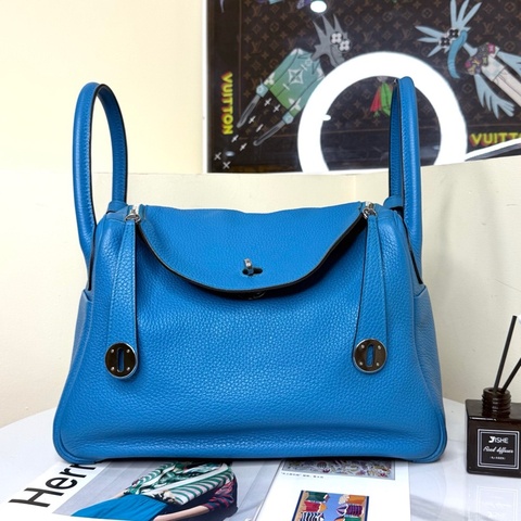 Hermes Lindy30 A刻 坦桑尼亞藍內拼孔雀綠，有護理。