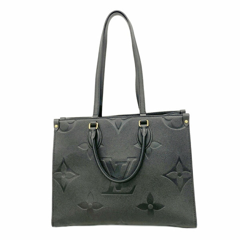 路易威登 Monogram Empreinte OnTheGo MM 手提包 M45595 黑色（黑色）女士兩用包
