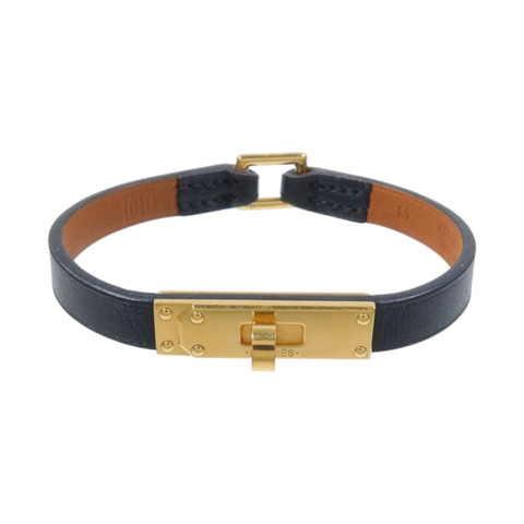 HERMES Chamonix皮革Micro Kelly Bracelet手鏈Noir