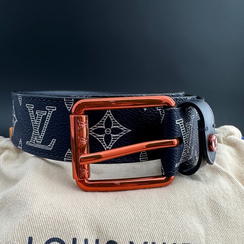 Louis Vuitton LV 路易威登皮帶，秀款，90長度