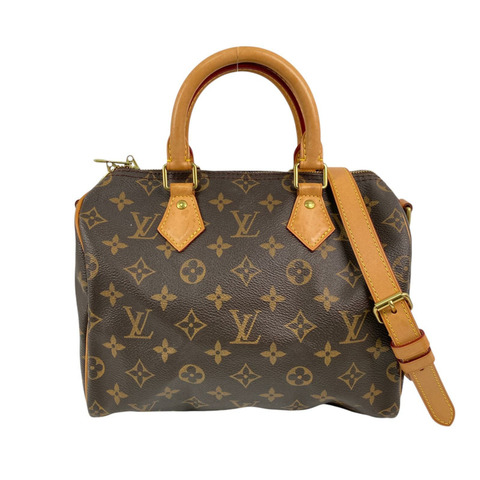 △ LOUIS VUITTON 路易·威登 Brown Coated Canvas Monogram Speedy Bandoulière 25 2 way bag 啡色塗層帆布經典老花兩用袋 M41113-267015853