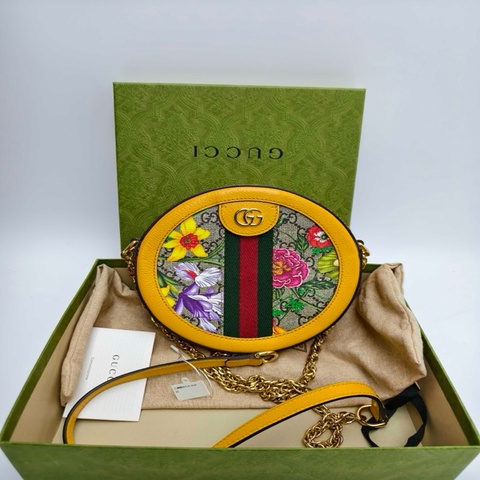 Gucci 古馳圓餅花卉