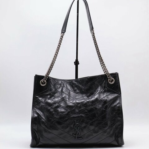 YSL Niki Tote - 中號黑