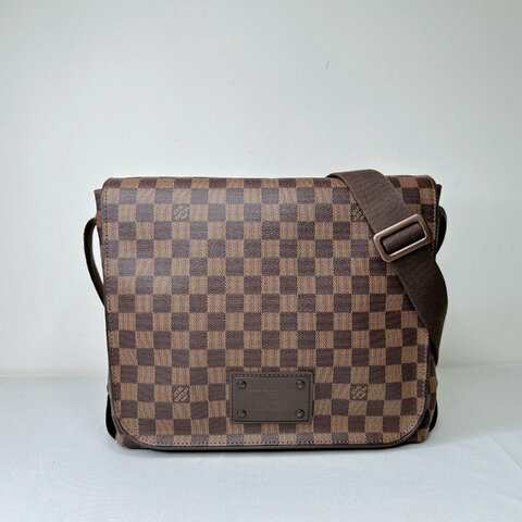 LV Brooklyn MM棋盤格帆布郵差包