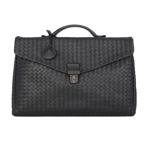 Bottega Veneta 男女同款 編織細節公文包均碼碼31cm*12cm*44cm