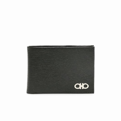 Salvatore Ferragamo 男士 徽標紋理錢包均碼碼11.5cm*2cm*9.5cm