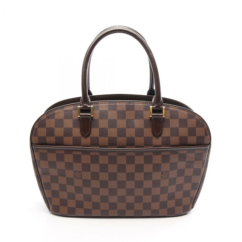 路易威登 Sarria Horizontal 手提包 N51282 Damier 帆布棕色 Ebene 二手 LV