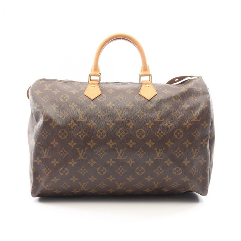 路易威登 Speedy 40 手提包 M41522 Monogram 帆布皮革棕色二手 LV