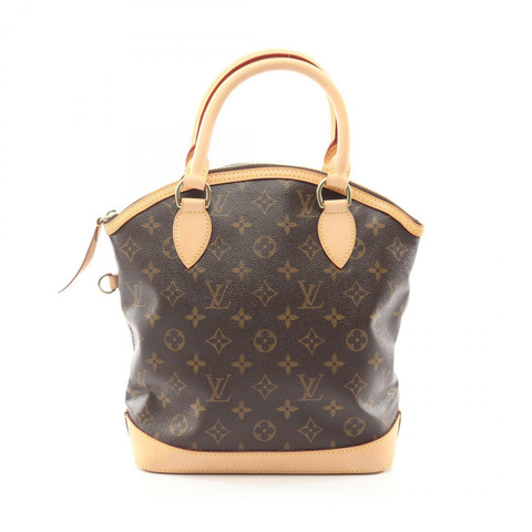 路易威登 Lockit 手提包 M40102 Monogram 帆布皮革棕色二手女士 LV