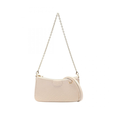 路易威登 Easy Pouch 肩背包 M81066 Monogram empreinte 皮革 米色