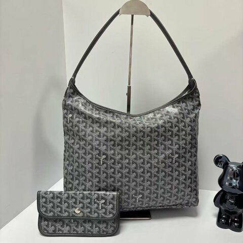 Goyard/戈雅 Hobo腋下包單肩包托特包子母包 灰色