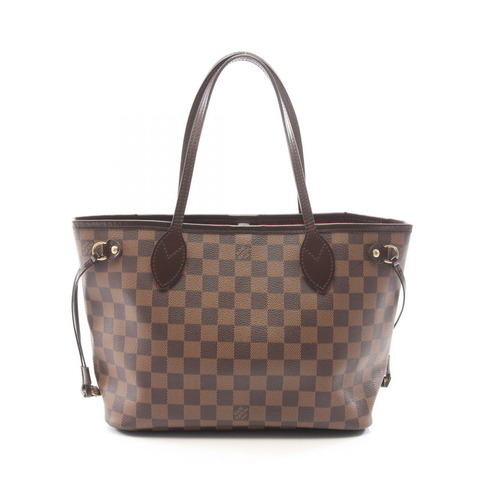 路易威登 Neverfull PM 單肩背包 N51109 Damier 帆布皮革款 二手