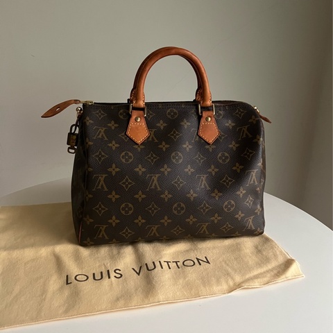 LV SPEEDY30老花波士頓包