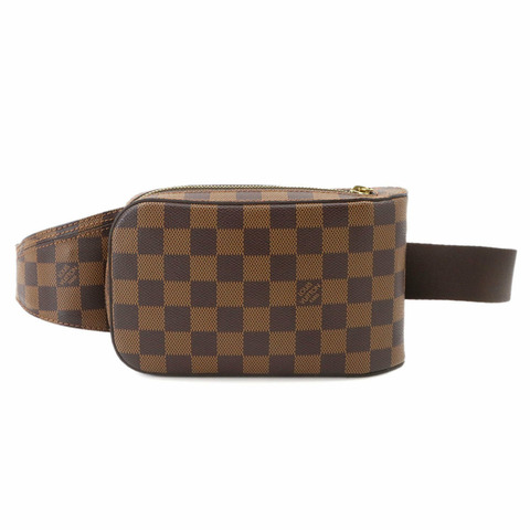 路易威登 Damier Geronimos Body 手提包腰包 Ebene Brown N51994