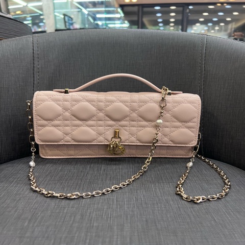 My Dior 迷你包 羊皮淡粉色