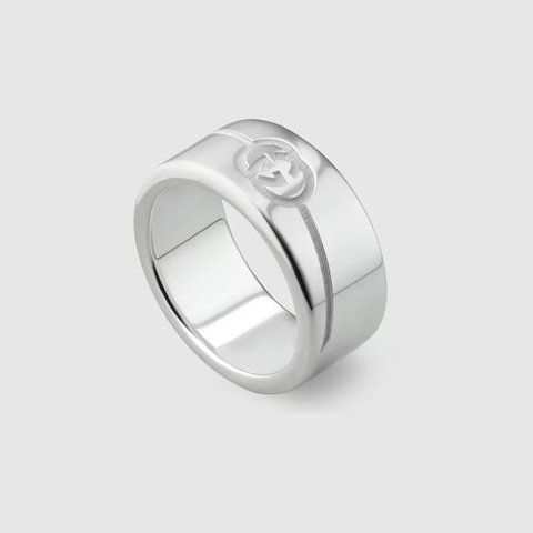 Gucci interlocking G 銀戒