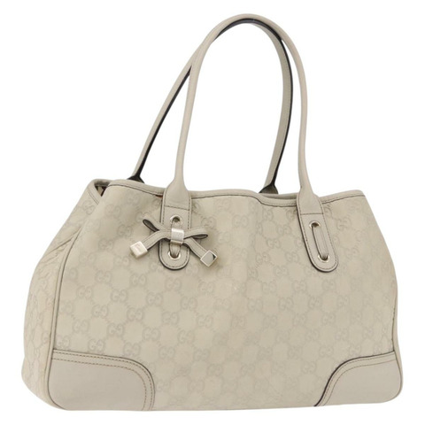 GUCCI GuccissimaGG 精美手提包 皮革 象牙色 163805 正品 195794V