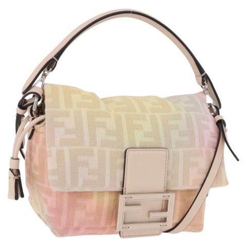 FENDI Zucca帆布Mamma Baguette單肩包 多色 8BS105 正品 195329SM