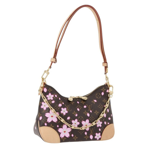 路易威登 Monogram Cherry Blossom Boulogne PM 手袋 M13265 LV Auth 196809SM