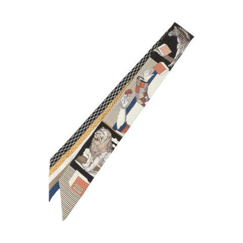 HERMES 絲質Twilly絲巾